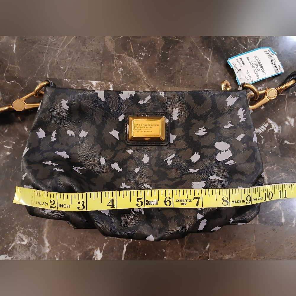 Marc By Marc Jacobs Patterned Crossbody Bag with Gold Accents - Picture 12 of 16